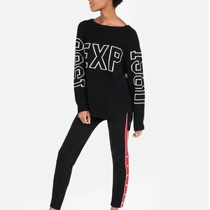 EXPRESS fun logo sweater. Size Small.